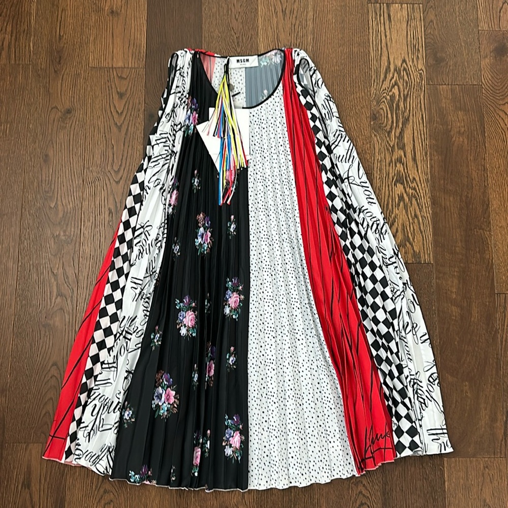 MSGM pleated dress